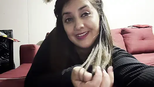 Yalnızız, ıslanmışım, ağzıma boşalıyorum