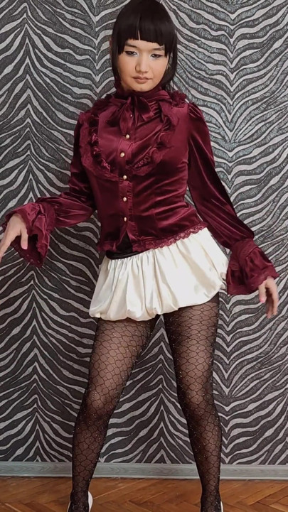 Ponny Letany Dancing and Showing Her Sweet Ass and Sexy Legs in High Heels