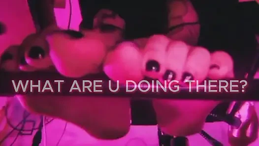 POV Human Furniture: stay still while I enjoy my music YOUR ITALIAN GODDESS