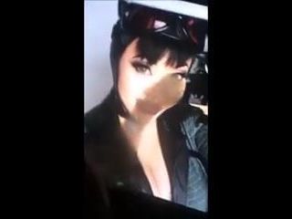 Yaya Han Catwoman cosplay cum sop tribute