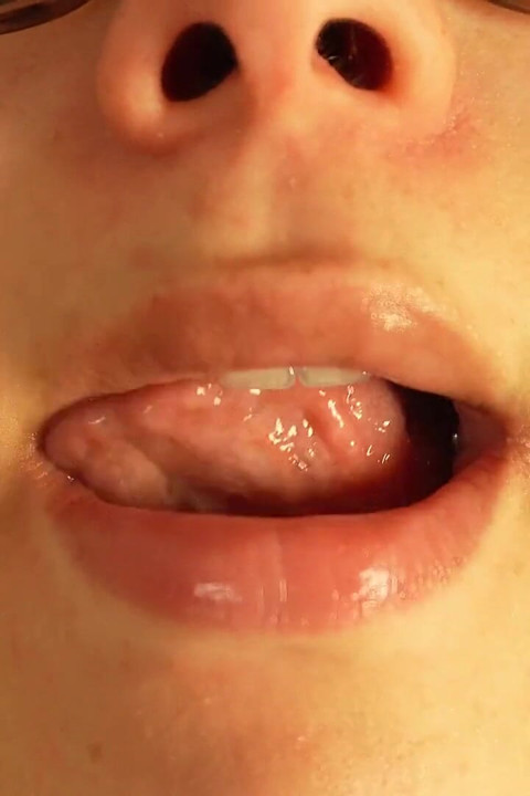 Blonde Stepsister Does Face Fetish and Makes Body Asmr Sounds with Her Body Her Mouth and Face Then Masturbates and