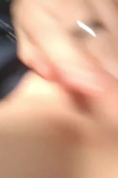 Horny Teen Masturbates in Real Public Uber