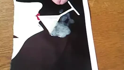 weisses sperma auf schwarz