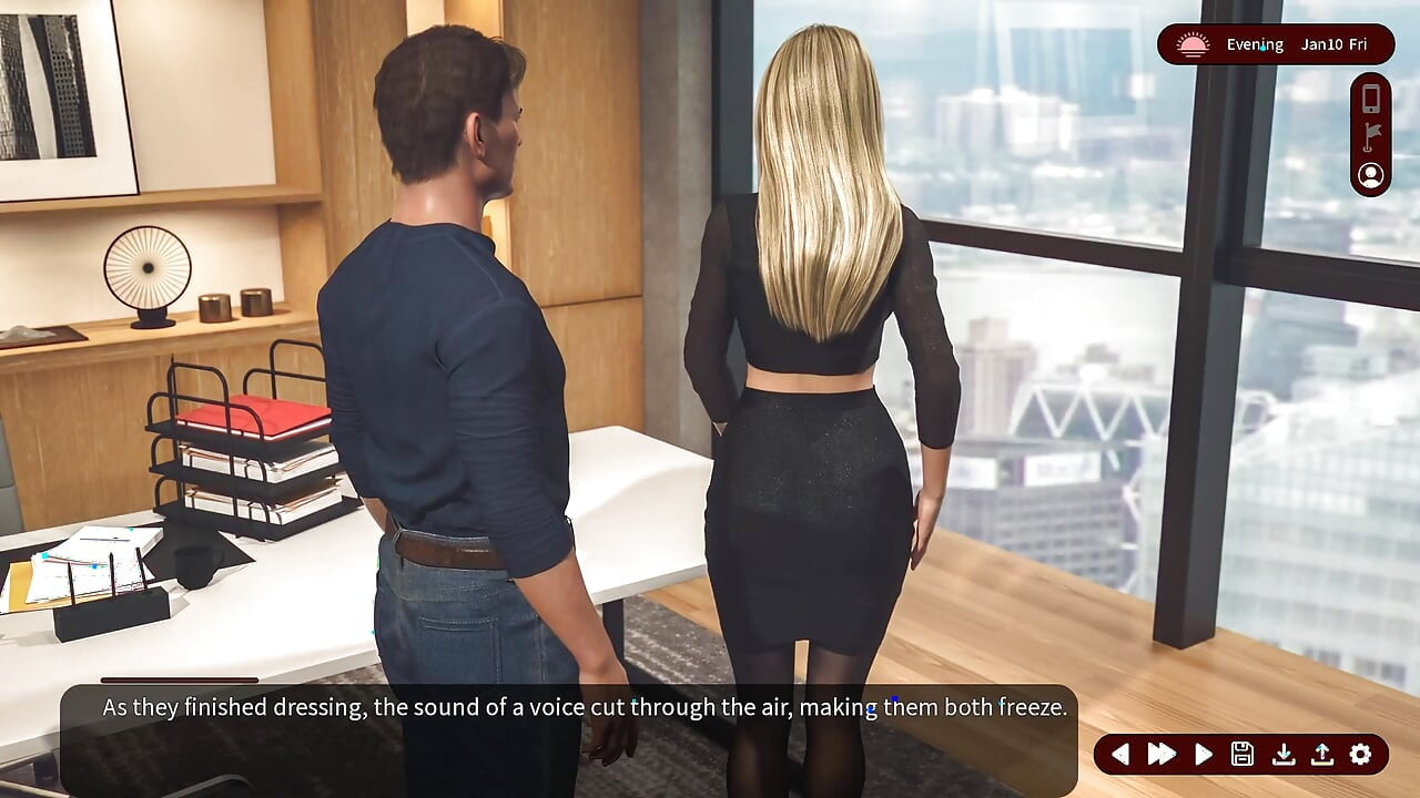 Whispers of Desire: Married Woman Got Caught by Her Boss Cheating Her Husband on the Office Desk - Episode 11