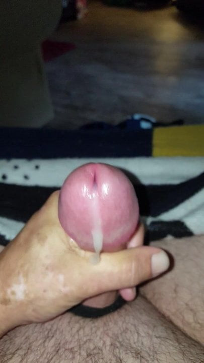 Masturbating