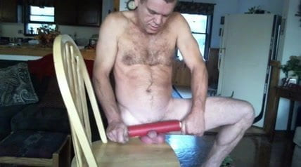 mike muters crushes my cock and balls with a rollingpin