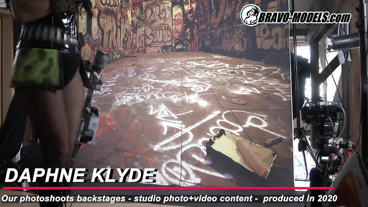 Backstage photoshoot Daphne Klyde - Voksen