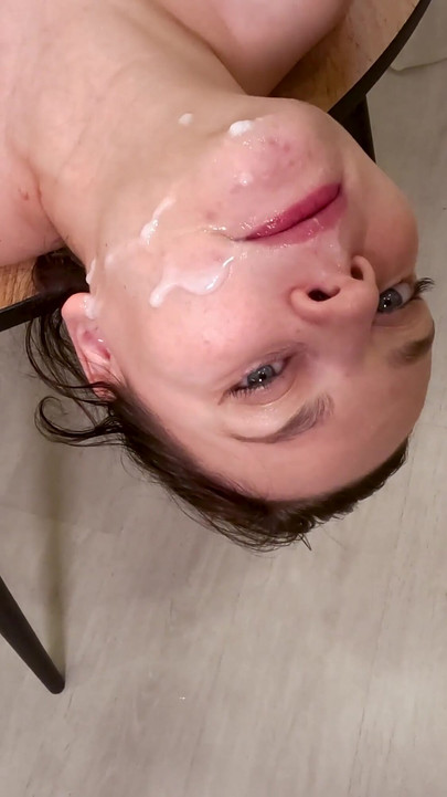 Powerful moment from "Hot sex with milf housewife in the kitchen"