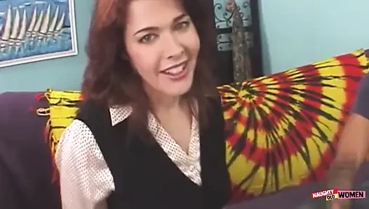 A Pair of Tits on a Nice Hard Cock Get This Redhead MILF a Facial