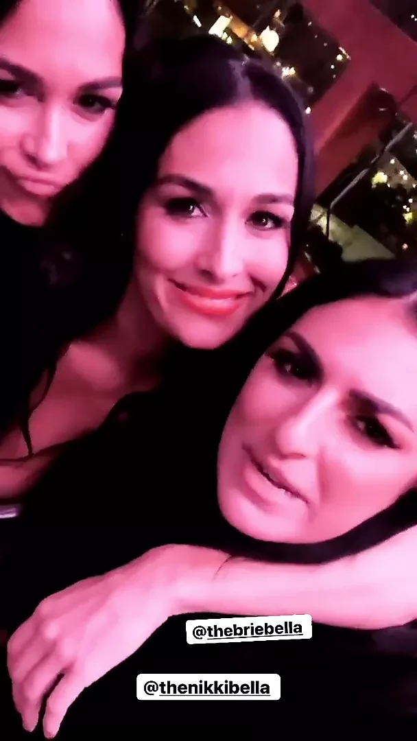 WWE - Sonya Deville, Nikki Bella, and Brie Bella selfie 02