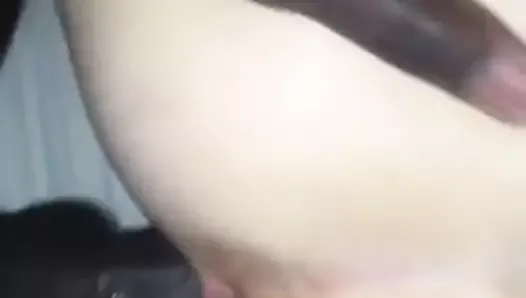 Thick dick destroy tinny white pussy