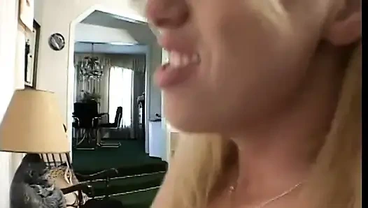 Sexy hot blonde reverse cowgirls a hard cock