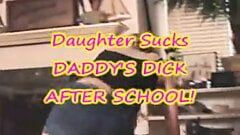 TEEN daughter's friend sucks Step Daddys COCK ...POV