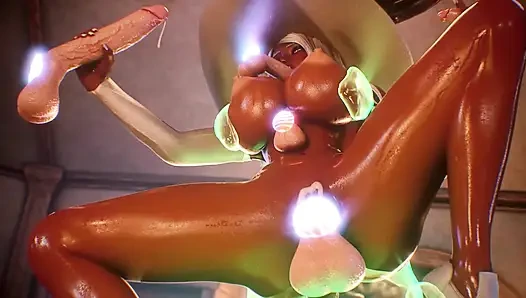 Büyücü yarakları grup sekse çağırıyor