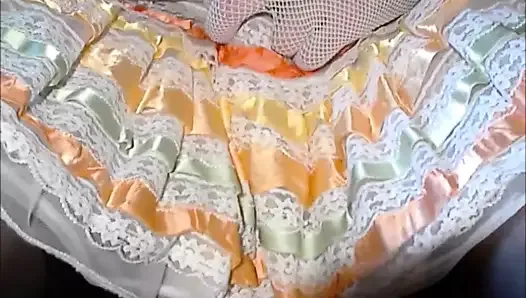 Mini Skirt Petticoat Wank