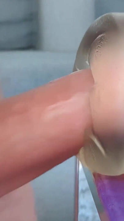 Spectacular moment from "Teen boy fucks his fleshlight and cums inside"