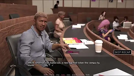 Fetish locator #8 - Maria gave Johannes a blow job in class, Johannes went out with the ladies for dinner