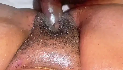 Hot Sex in the Motel Room with Wet Ebony