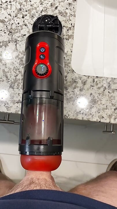 Red Spinning Toy Makes me Cum Twice!