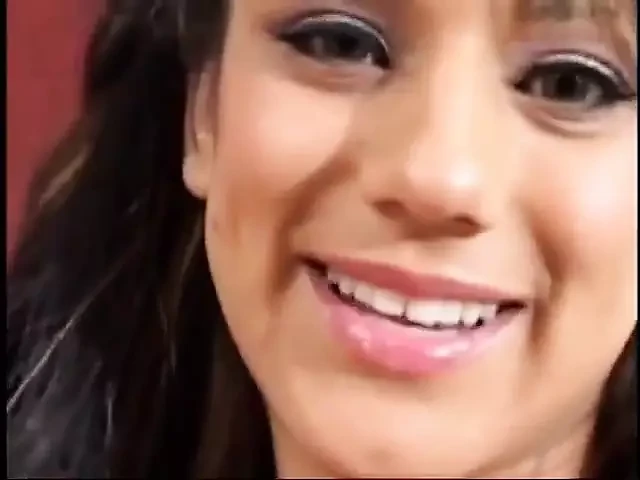 Horny long haired brunette with nice tits sucks on guys big dick