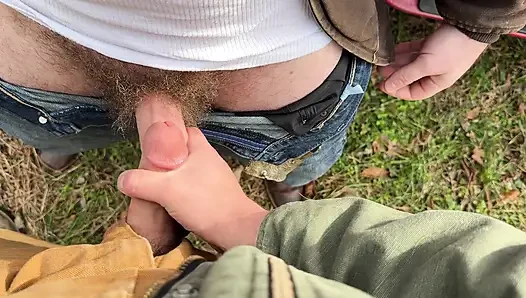 Fucking my straight buddy while his wife is out