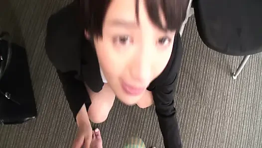 Sharp Short Hair Beauty Ai Reveals Her Sensitive Side in a Deep and Intimate Encounter