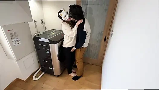 A Married Woman Who Has Sex While Washing