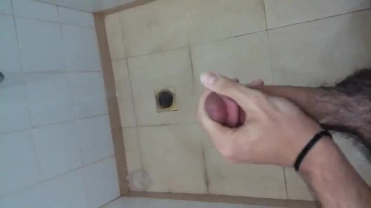 big & hairy in shower