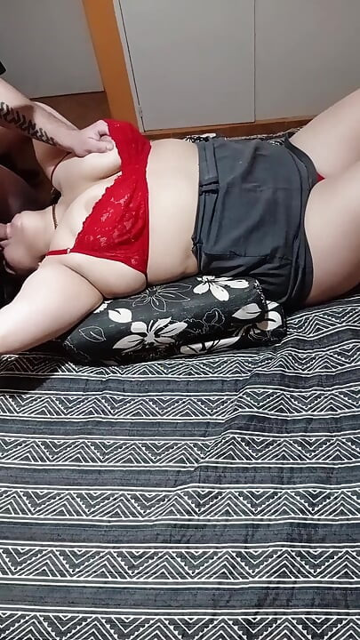 Amateur Couple - BBW Deepthroat & Rough Doggy Fucking