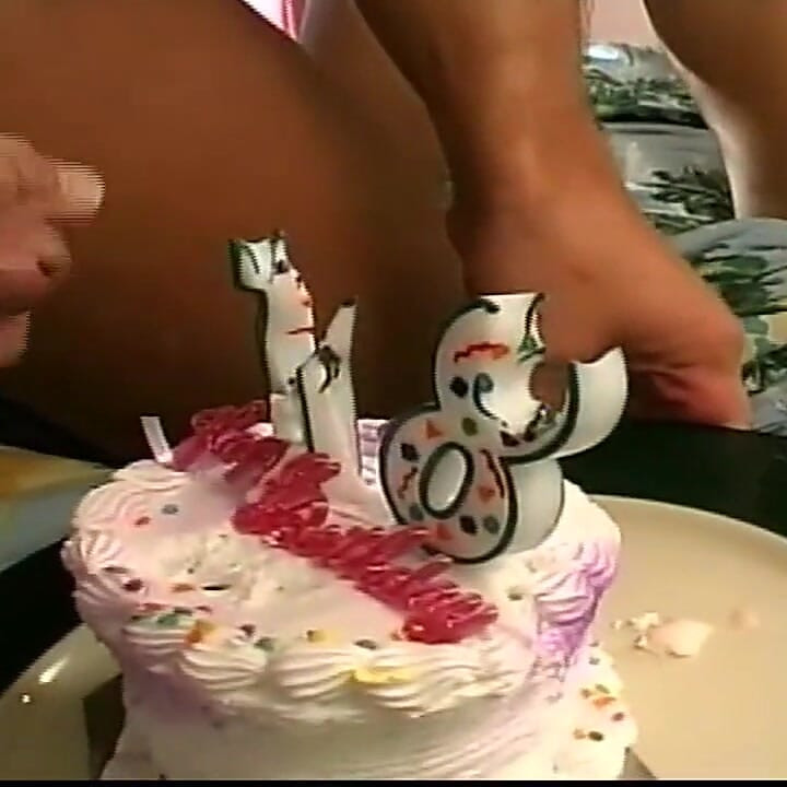Blonde Babe's Wild Birthday Fuck with Dripping Cream Pie
