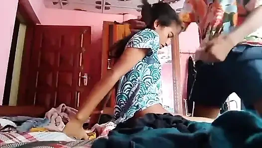 Asian teen fucking with her step brother