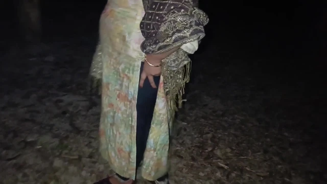 Outdoor jungle sex in her neighbour brother with audio.