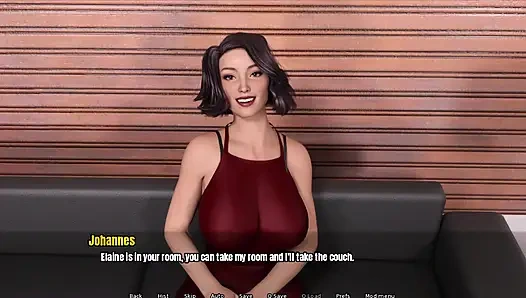 Дом бабушки - Лиз ударила меня по яйцам, я так хочу трахнуть ее