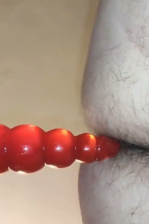 Cute Natural Femboy Rides Big Tree Dildo and Cums Close up Into Camera