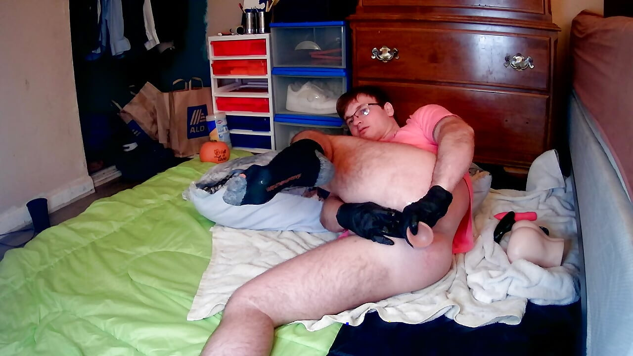 Fucking myself creaming cum