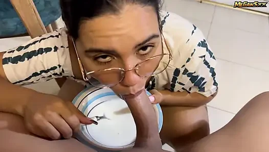 My neighbor wants me to suck his cock like cereal.
