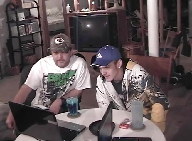 Straight skater boy KC cums hard in my mouth!