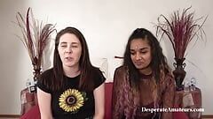 Casting Indie a Kama Sutra sexy indické Zoufalé amatérky kouří péro a nechávají natažené kundičky