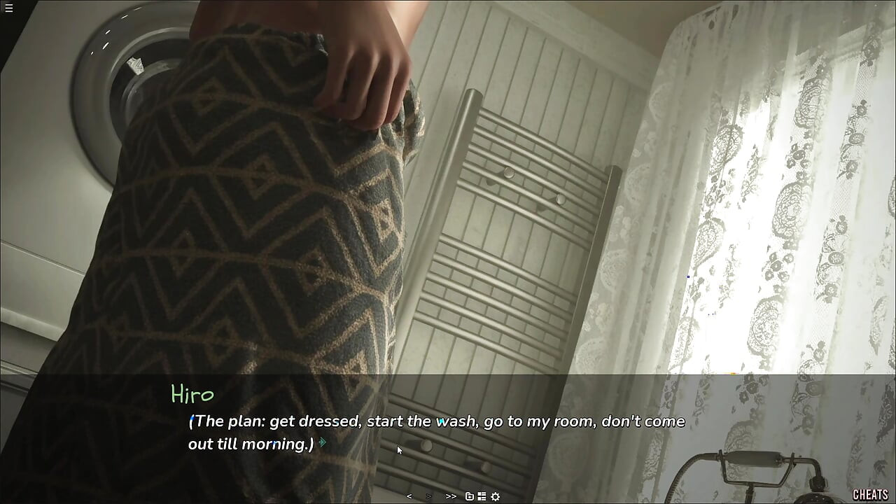 Japanese Stepmom Caught Her Stepson Masturbating While Smell Her Bra In Bathrooom