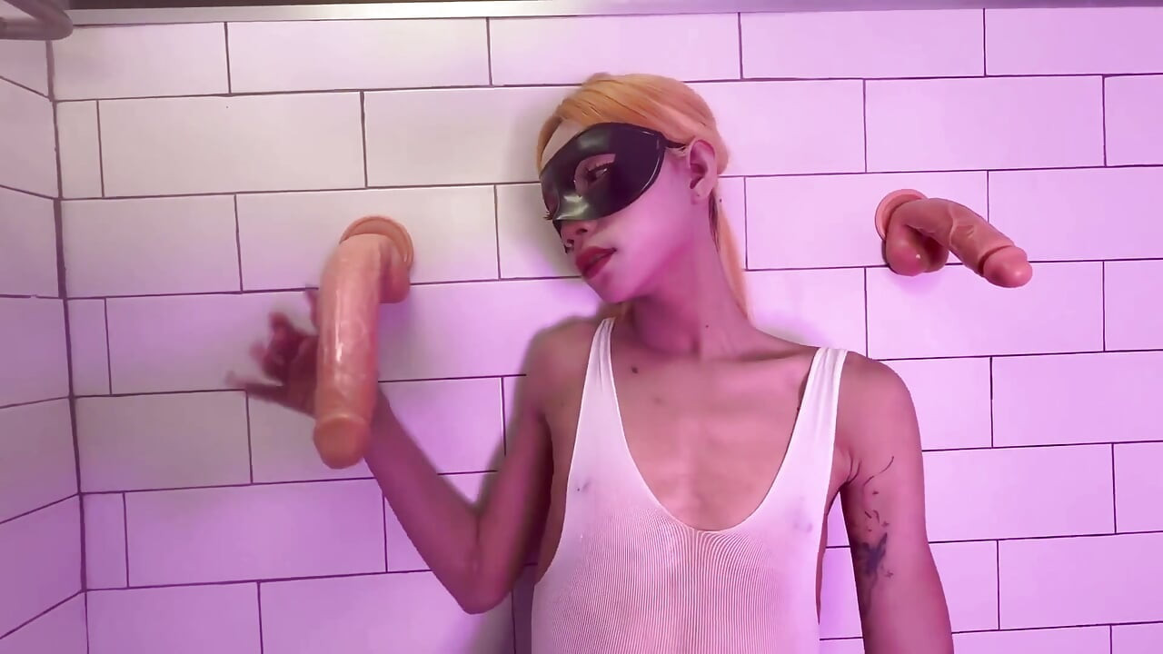 Ladyboy Nisha Playing Hide and Seek. Watch Her Toss a Sexy Youthful Cock.