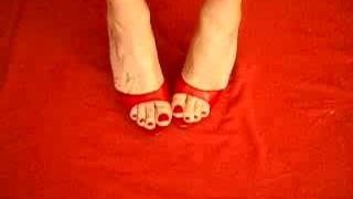 Dedos de los pies y tacones sexy