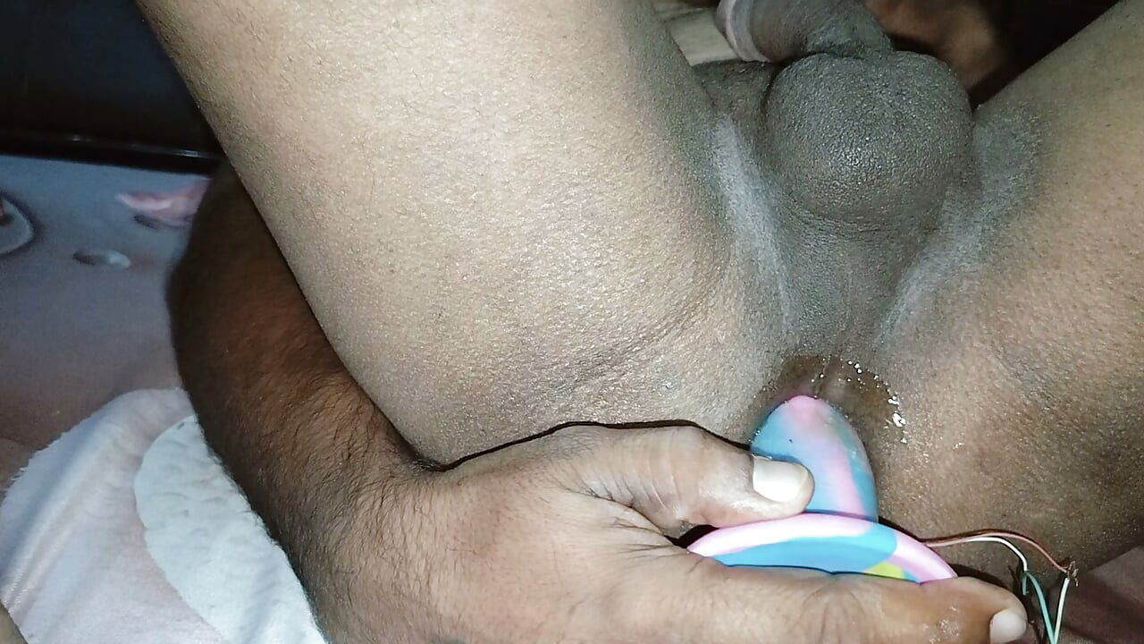 Fucking with hard dildo
