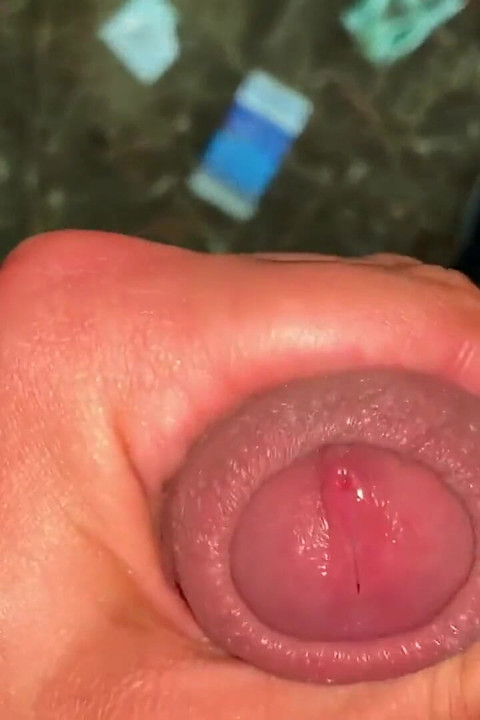 Glossy Glans with Precum Cums at the Cruising Sex Area