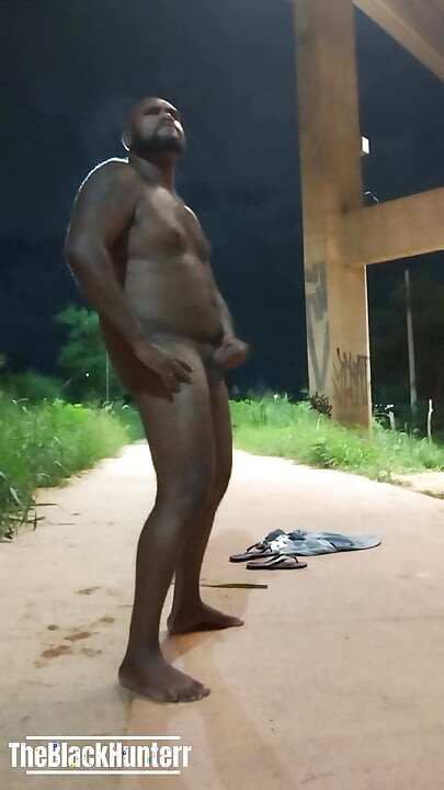 Masturbating totally naked