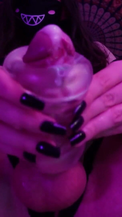 Must-share moment from "Big Dick Femboy jerks off right in front of you until cumming a big load"
