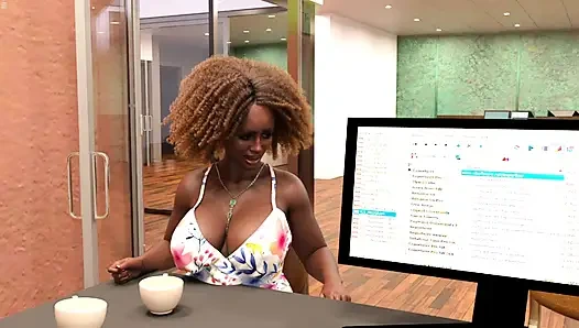 Black Lady Boss Suking Billy Cock In Office