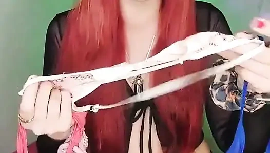 Die Perverse Tante Fragt Dich, Welche Tangas Du Zu Ihrem Macho Anziehen Sollst!!