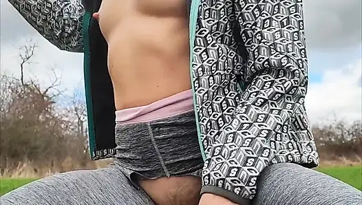 Feet Leggings Black Dildo, Outdoor, Natural, Squirt