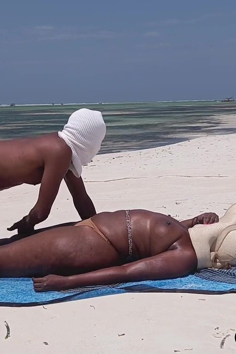 Massage Naked on a Beach