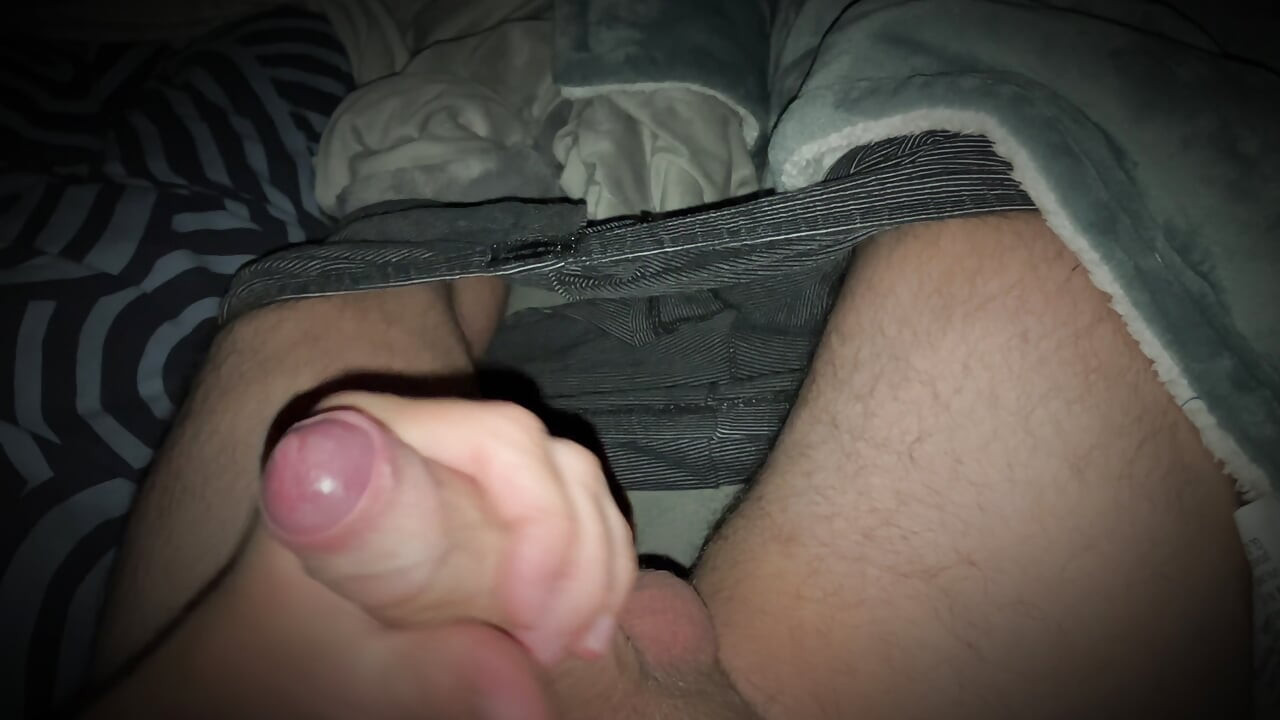 I cum huge loads listening to my neighbor - She made my cock hard with her moanings from behind the wall